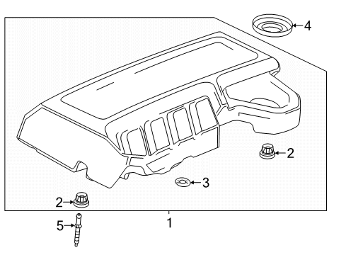 2019 Chevy Equinox Engine Appearance Cover Diagram 2 - Thumbnail