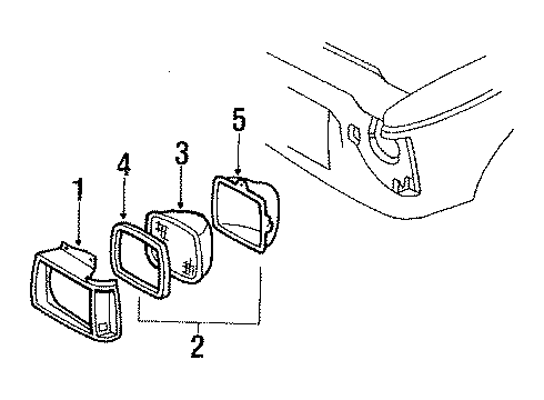 1989 Chevy S10 Headlamps Diagram