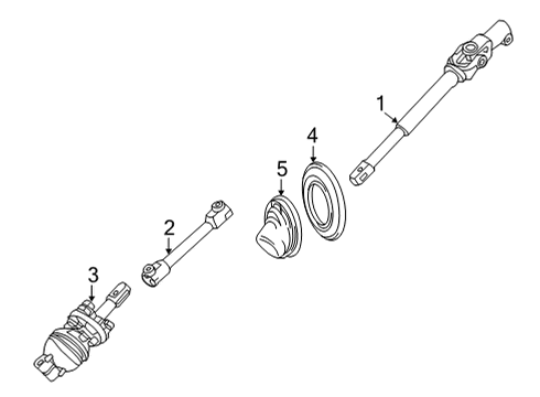 2021 Cadillac CT5 Lower Steering Column Diagram 2 - Thumbnail