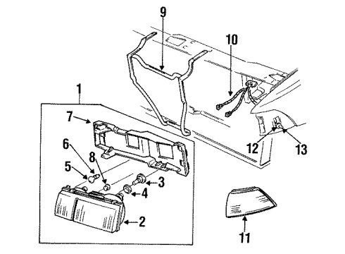 1994 Chevy Cavalier Bulbs Diagram