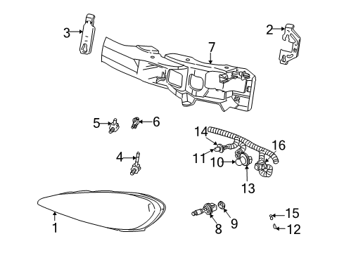 2005 Pontiac Grand Am Headlamps Diagram