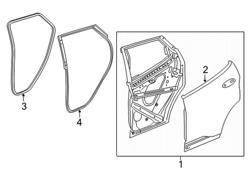 2023 Chevy Bolt EUV Door & Components Diagram 2 - Thumbnail