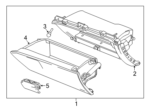 2021 Chevy Malibu Glove Box Diagram