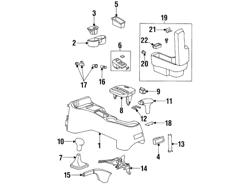 1998 Saturn SC1 Parking Brake Diagram