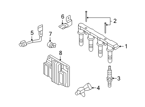 2010 Pontiac G3 Ignition System Diagram