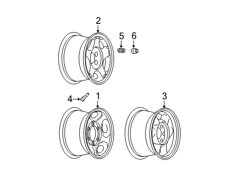 2017 Chevy Express 2500 Wheels Diagram