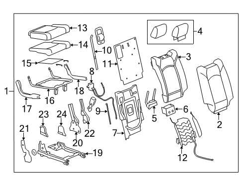 2017 Chevy Traverse Third Row Seats Diagram