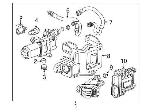 2017 Cadillac ATS Axle & Differential - Rear Diagram 5 - Thumbnail