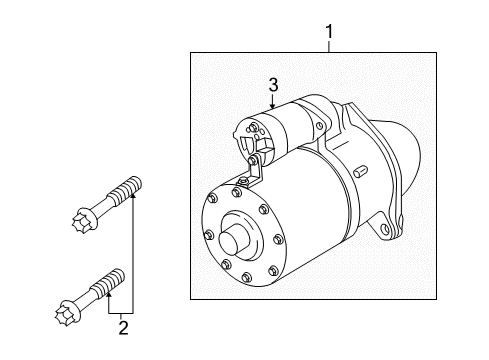 2009 Pontiac G8 Starter, Electrical Diagram 1 - Thumbnail