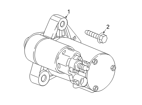 2017 GMC Acadia Starter Diagram