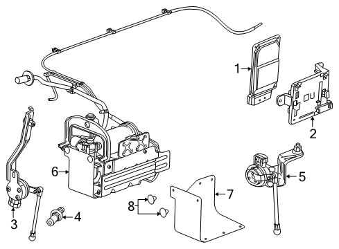 2019 Cadillac XTS Ride Control Diagram
