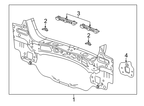 2022 Buick Encore Rear Body Diagram