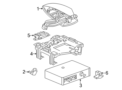 2015 Chevy Malibu Communication System Components Diagram