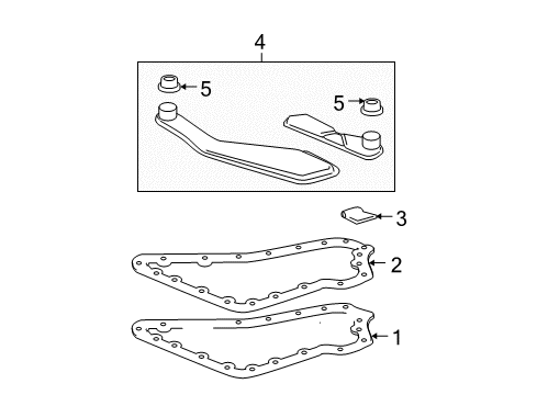 2011 Cadillac DTS Transaxle Parts Diagram
