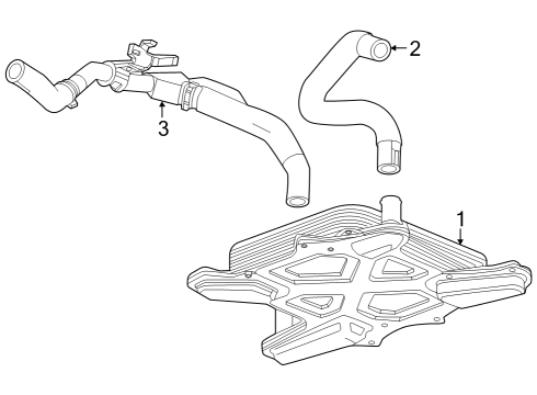 2024 Chevy Corvette Oil Cooler Diagram 1 - Thumbnail