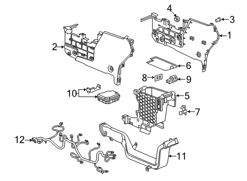 2019 Chevy Equinox Center Console Diagram 2 - Thumbnail