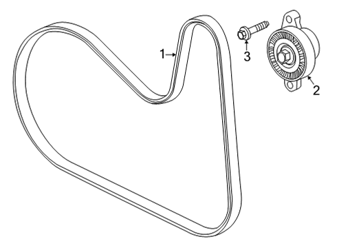 2021 Chevy Trailblazer Belts & Pulleys, Maintenance Diagram 2 - Thumbnail