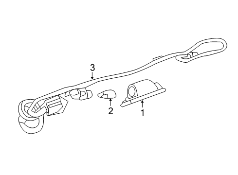 2014 Cadillac CTS Bulbs Diagram 11 - Thumbnail
