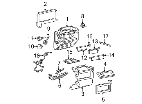 2021 Chevy Express 2500 Control Valve Diagram for 22769193