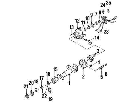 1999 Oldsmobile Intrigue Jacket Diagram for 26045684