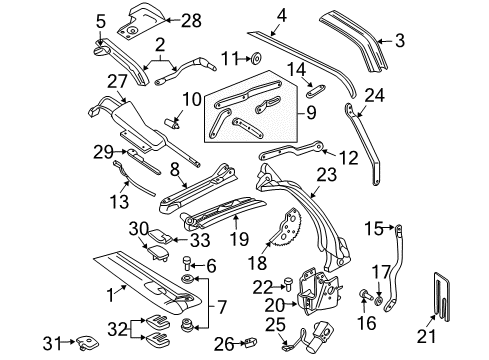 1996 Chevy Cavalier Lift Motor Diagram for 12365668