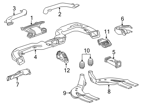 2020 Chevy Impala Ducts Diagram