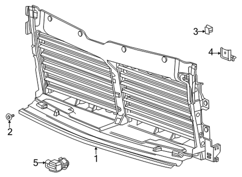 2022 GMC Yukon Front Panel Diagram