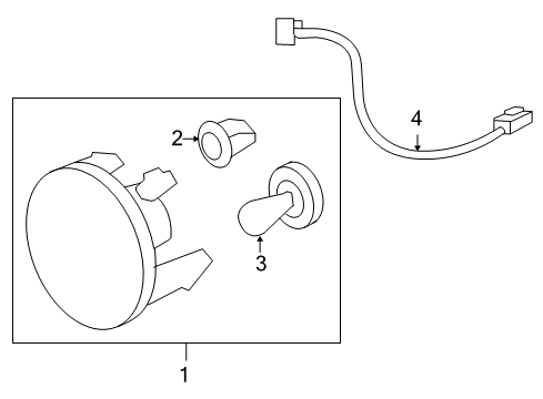 2007 Chevy Tahoe Chassis Electrical - Fog Lamps Diagram 2 - Thumbnail
