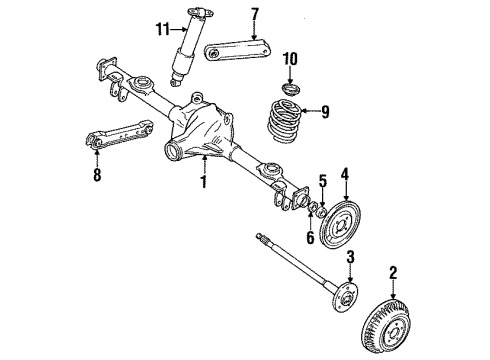 1992 Oldsmobile Custom Cruiser Rear Brakes Diagram