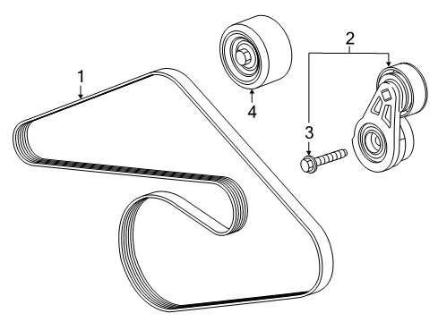 2020 Chevy Colorado Belts & Pulleys, Maintenance Diagram 3 - Thumbnail