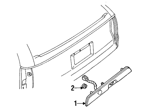1995 Chevy Impala License Lamps Diagram