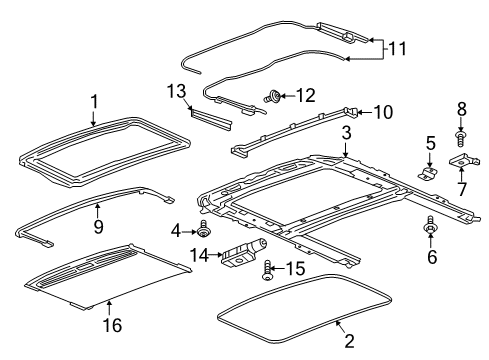 2016 Chevy Cruze Sunroof Diagram