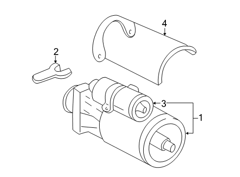 2001 Oldsmobile Bravada Starter Diagram