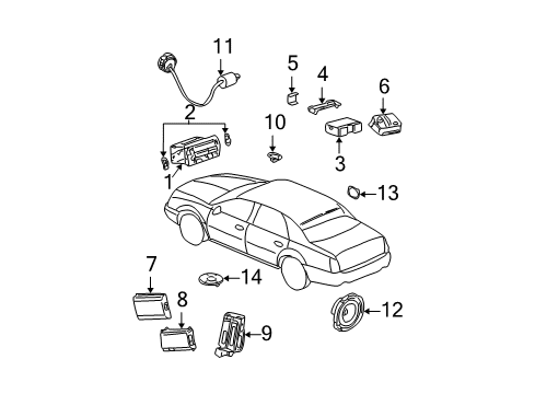 2004 Cadillac DeVille Sound System Diagram