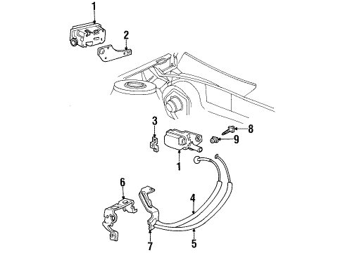 1997 Oldsmobile Achieva Cruise Control System Diagram