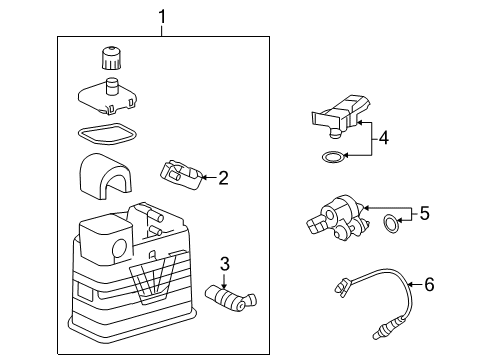 2012 Buick LaCrosse Emission Components Diagram