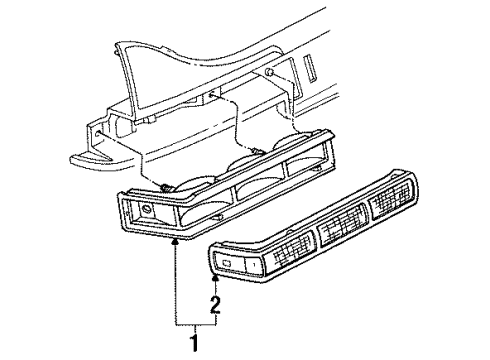 1990 Cadillac Seville Tail Lamps Diagram