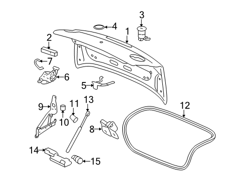 2005 Chevy Cobalt Trunk Lid Diagram