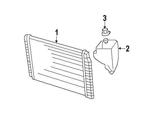 1988 Buick Riviera Transmission Cooler Diagram for 52487851