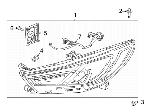 2018 Buick Enclave Headlamps Diagram