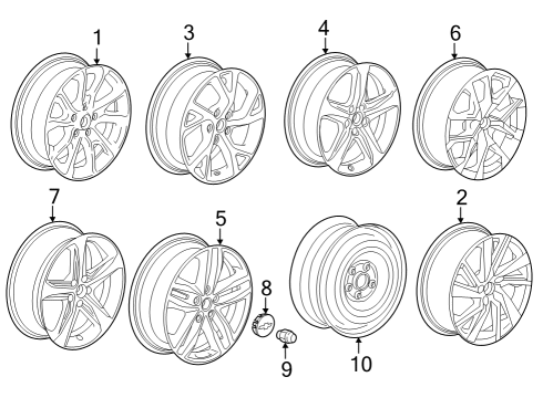 2022 Chevy Equinox Wheels Diagram