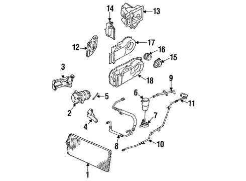 1993 Cadillac DeVille Air Conditioner Diagram