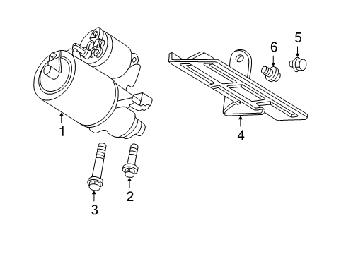 2005 Buick LeSabre Starter Diagram
