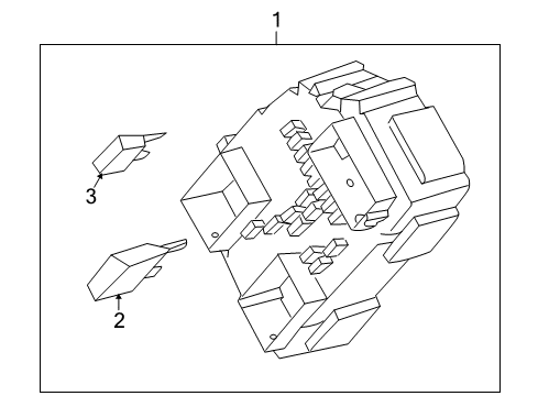 2009 Hummer H2 Fuse & Relay Diagram 2 - Thumbnail