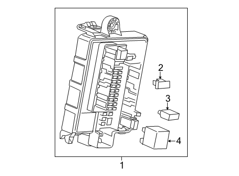 2021 Cadillac XT5 Fuse Diagram for 84974466