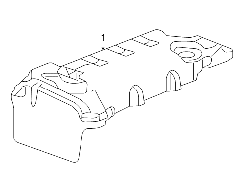 2009 Chevy Cobalt Engine Appearance Cover Diagram 1 - Thumbnail