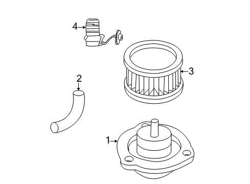 2004 Buick Regal Blower Motor & Fan Diagram