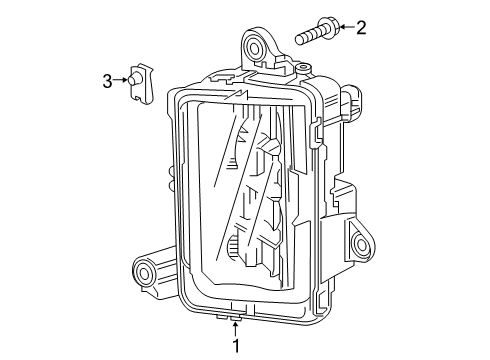 2021 GMC Sierra 1500 Fog Lamps Diagram