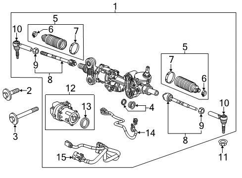 2018 Chevy Silverado 1500 Motor Diagram for 84722749