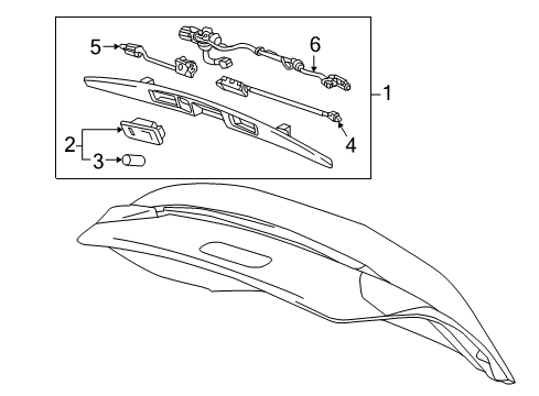 2020 Chevy Impala License Lamps Diagram